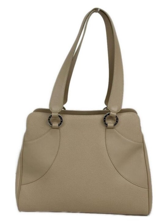 Bvlgari Handbags - Bvlgari Tote Pink Beige Leather